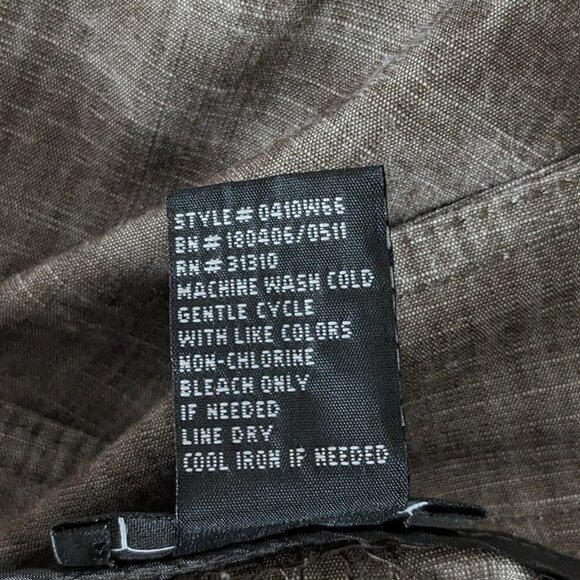 Women's AGB; Brown, Casual Mid-Rise Zip Capris; Size 4 - Picture 4 of 4